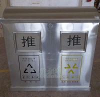 不銹鋼分類(lèi)垃圾桶