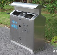 煥新街巷，分類(lèi)先行戶(hù)外街道環(huán)衛(wèi)不銹鋼垃圾桶